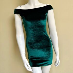 Urban Outfitters Velvet Mini Dress